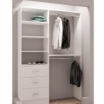 White wardrobe, size 120*60 cm - mkn026